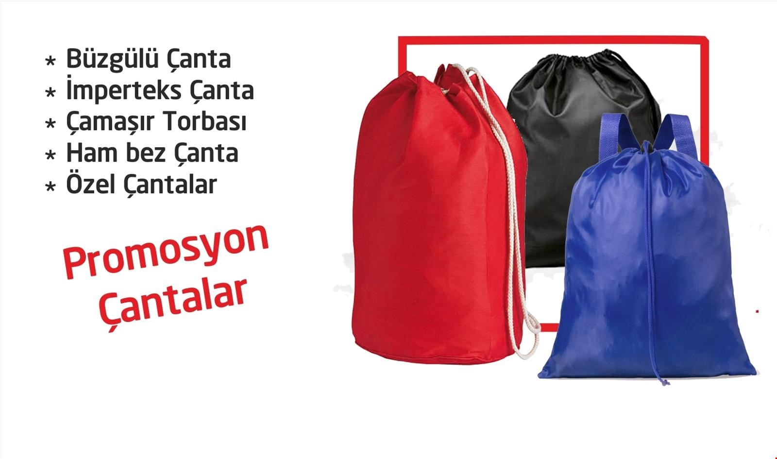 İpli Büzgülü Spor Çantaları